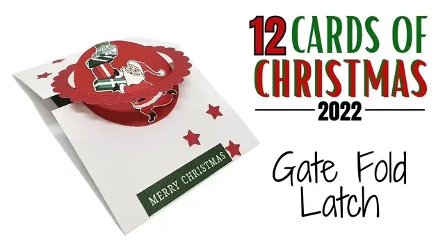 Video thumbnail for 12 Cards of Christmas - Gate Fold Latch