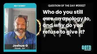 Video thumbnail for Joshua needs to apologize to everyone. Screw bad decision making!