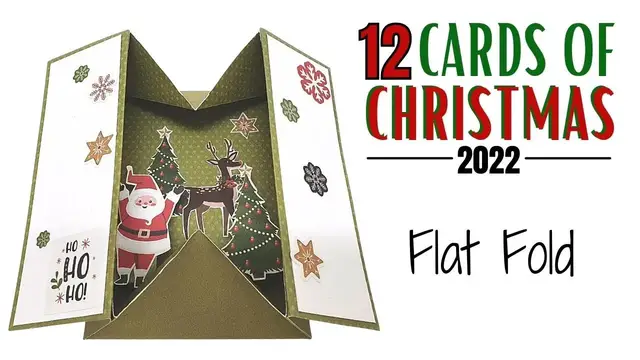 'Video thumbnail for 12 Cards of Christmas - Flat Fold Box'