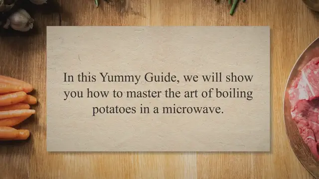 Video thumbnail for Quick and Tasty: Mastering the Art of Boiling Potatoes in a Microwave - A Yummy Guide!