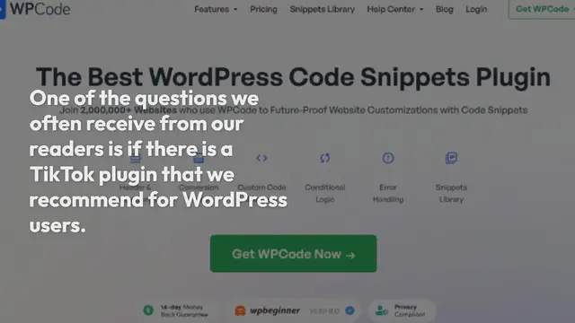 Video thumbnail for 8 Best TikTok Plugins for WordPress (Expert Pick in 2024)