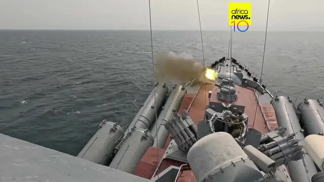 Video thumbnail for China, Russia conclude joint naval drills in Yellow Sea