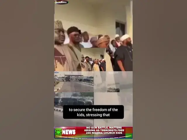 Video thumbnail for No Gun Battle, Matters Arising As Terrorists Free 230 Nigeria Church Kids