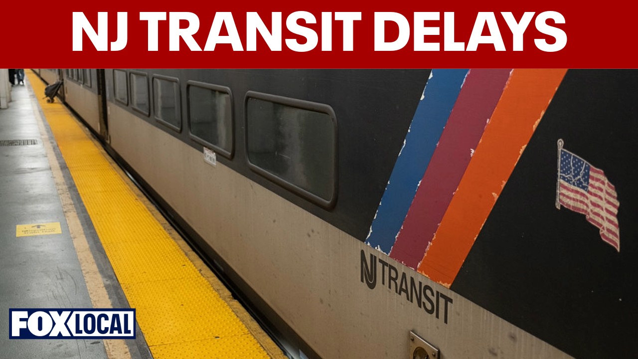 Video thumbnail for NJ Transit delays Monday following overhead wire issues