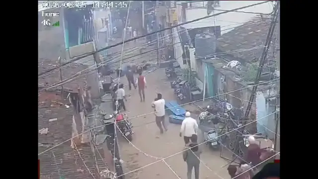 Video thumbnail for India: Massive LPG Cylinder Explosion in Karnataka; Cylinder Thrown Meters Away from House.