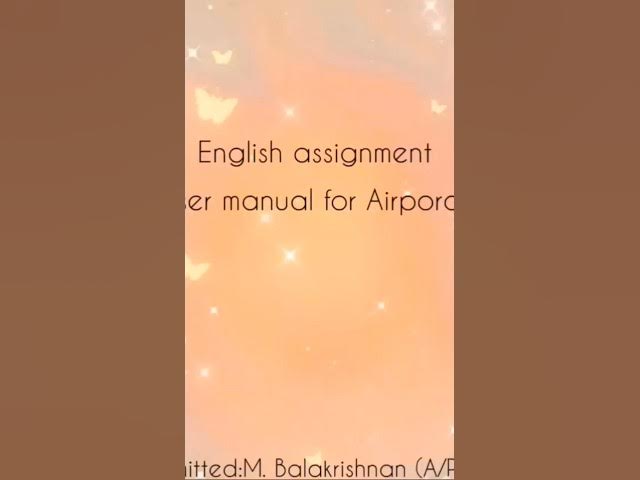 Video thumbnail for First Year Students Assignment Guidelines #arasu#BalaPositive Pearls#EnglishDepartment#CollegeLife-1