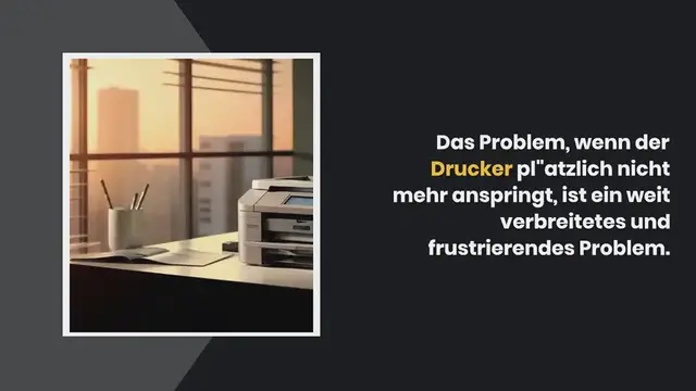 Video thumbnail for Drucker geht nicht mehr an: Effektive Lösungswege und Tipps