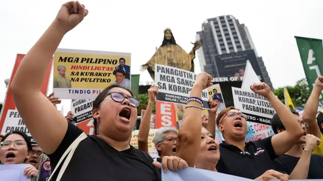 'Video thumbnail for Philippines’ Marcos Jr launches probe into flood control corruption as protests grow'