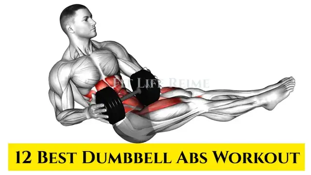 Video thumbnail for 12 BEST DUMBBELL ABS WORKOUT | DUMBBELL HOME ABS WORKOUT