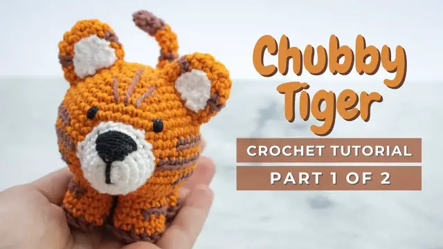 Video thumbnail for Chubby Tiger amigurumi pattern PART 1. How to crochet a little cute tiger video tutorial