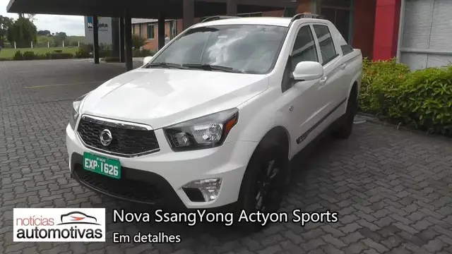 Video thumbnail for Nova SsangYong Actyon Sports - Detalhes - NoticiasAutomotivas.com.br