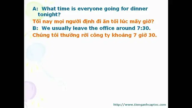 Video thumbnail for English For Office Staffs Unit 15 Dialogue 003