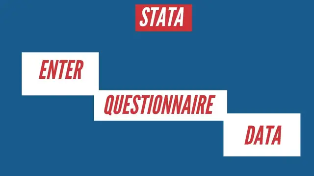 'Video thumbnail for Enter Questionnaire Data in Stata | Survey Data in Stata'