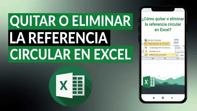 Video thumbnail for Cómo quitar o eliminar la referencia circular en EXCEL - Fácil y rápido