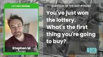 Video thumbnail for Stephen is using his lottery win to get more wins!