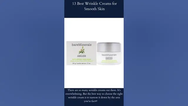 Video thumbnail for 13 Best Wrinkle Creams for Smooth Skin | Bare Escentuals Smoothness| Acne Anti Aging Skin Care