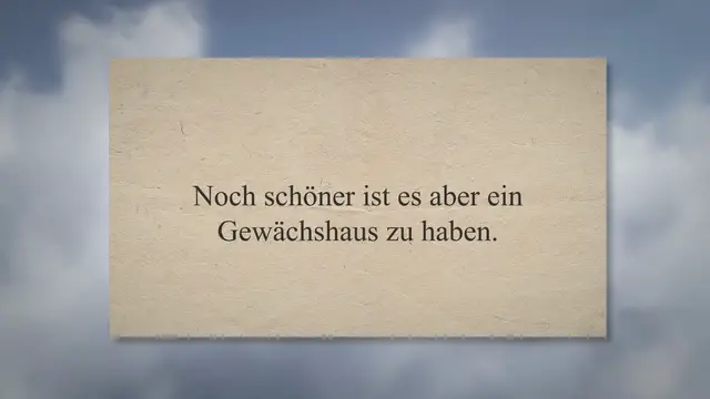 Video thumbnail for Ein Gewächshaus selber bauen