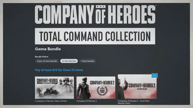 Video thumbnail for Humble Company of Heroes Complete Bundle out now