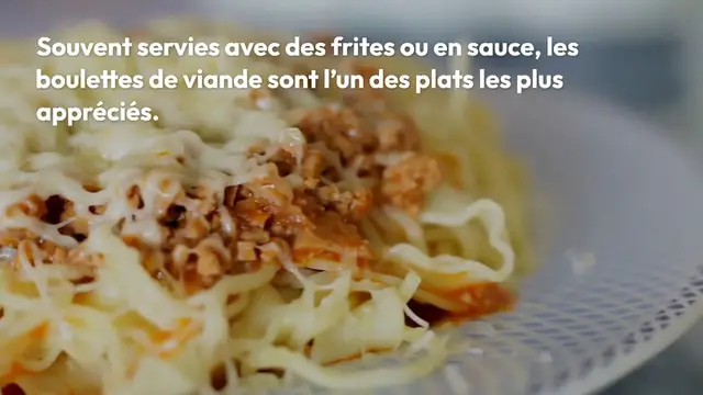 Video thumbnail for Boulettes de viande au four