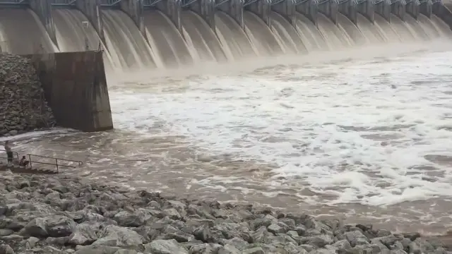 Video thumbnail for 2017 Keystone Lake flood Mannford Sand Springs