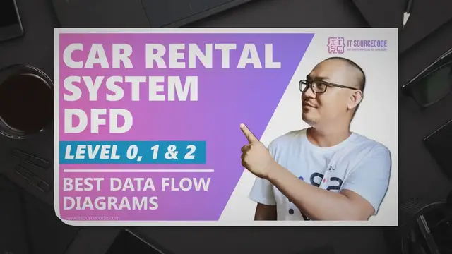 Video thumbnail for Car Rental System DFD Levels 0, 1, and 2