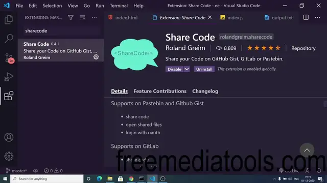 Video thumbnail for How to Share Code Snippets in Visual Studio Code on Pastebin and Gist Github Full Tutorial 2020