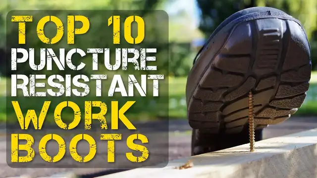 Video thumbnail for Top 10 Best Puncture Resistant Work Boots