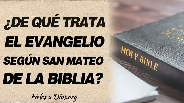 Video thumbnail for 🙏 ¿De qué trata el evangelio según San Mateo de la Biblia? 🙏