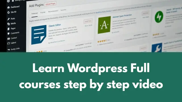 Video thumbnail for WordPress Getting Hosting And A Domain