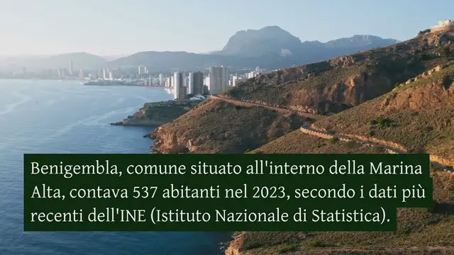 Video thumbnail for Benigembla: popolazione e abitanti: