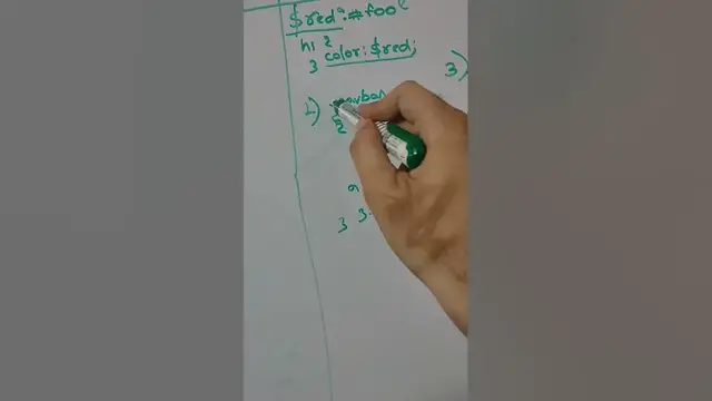 Video thumbnail for Every Frontend Developer Must Choose and Use SASS in place of CSS Because of 3 Features #shorts
