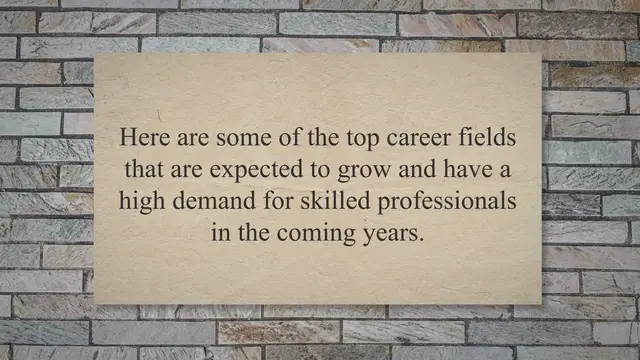 Video thumbnail for Most in Demand Career and Jobs of the future