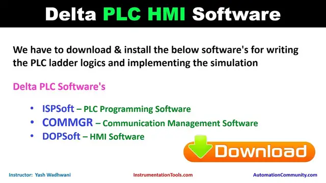 Video thumbnail for Delta PLC HMI Software Download - ISPSoft DOPSoft COMMGR