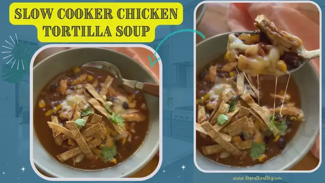Video thumbnail for Slow Cooker Chicken tortilla soup