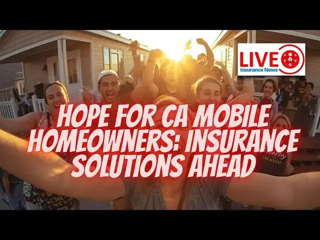 'Video thumbnail for California Mobile Home Insurance Crisis How to Get Covered Amid Wildfire Risks'