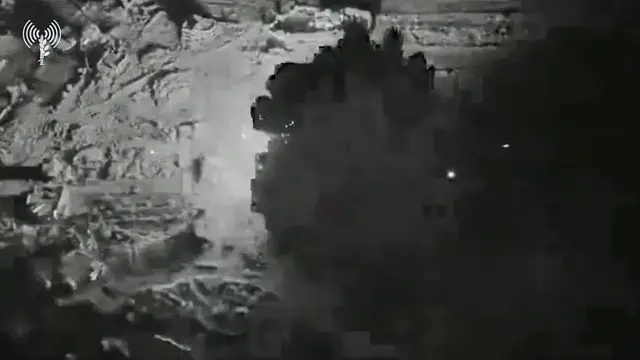 Video thumbnail for Lebanon: Israeli Forces Say Two Additional Underground Routes Destroyed Near Majdal Zoun.