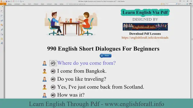Video thumbnail for English Questions and Answers For Daily Conversation - Part 35