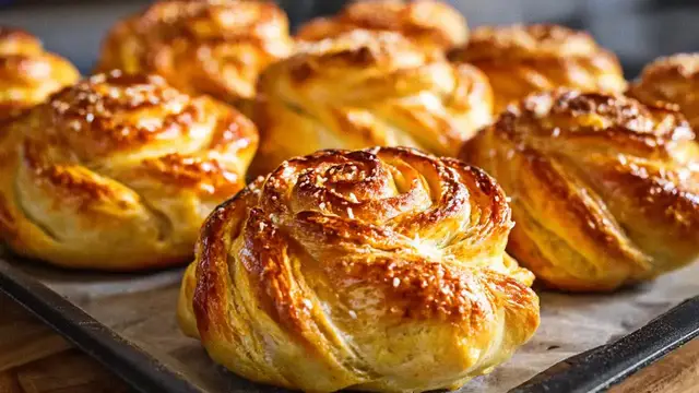 'Video thumbnail for 3 cups of flour and 20 minutes! Turkish rolls melt in your mouth! Much tastier than croissants!'