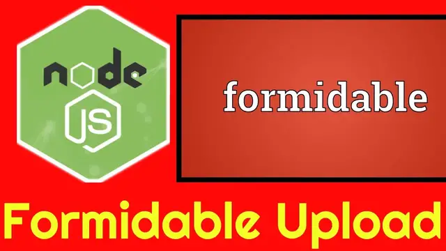 Video thumbnail for Node.js Formidable File Upload Example