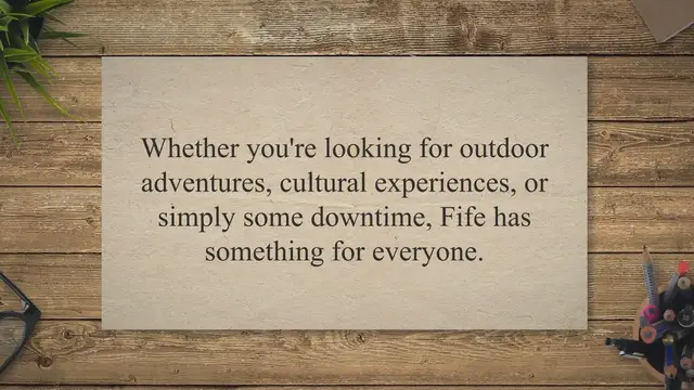 Video thumbnail for Your Ultimate Guide to School Holidays in Fife, Scotland: Dates, Activities, and Tips for a Successful Break