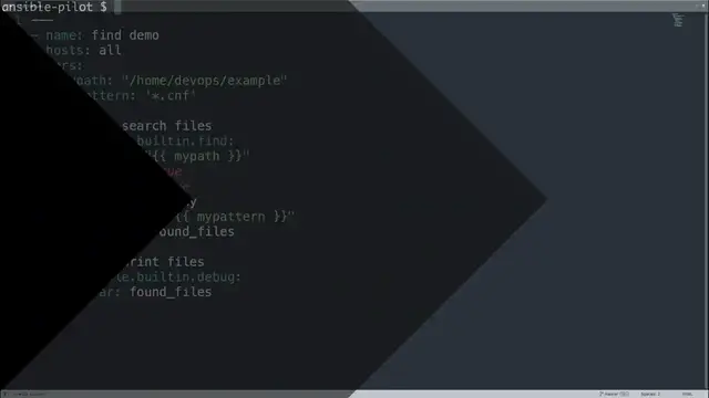 Video thumbnail for Find All Files with Extension - Ansible module find