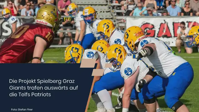 Video thumbnail for Die Projekt Spielberg Graz Giants trafen auswärts auf die Telfs Patriots