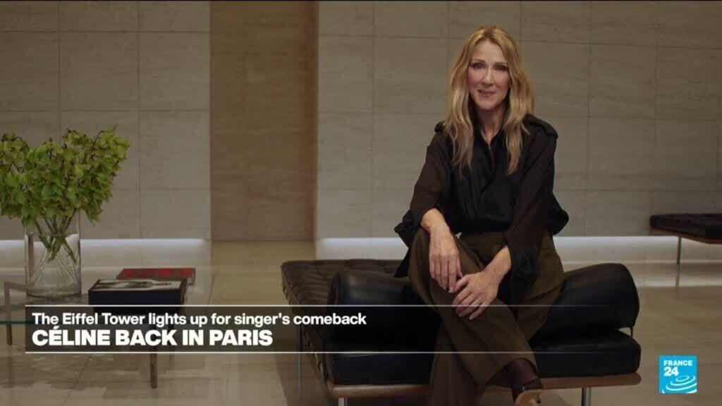 Video thumbnail for Céline Dion makes comeback with concerts in Paris after six year hiatus