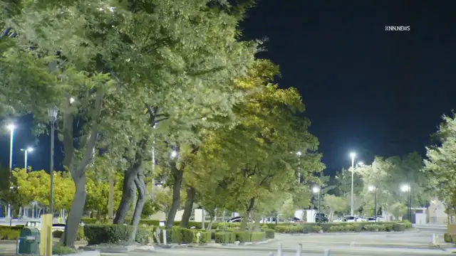 Video thumbnail for US, Los Angeles: Fontana Strong Overnight Santa Ana Winds Hit The IE.