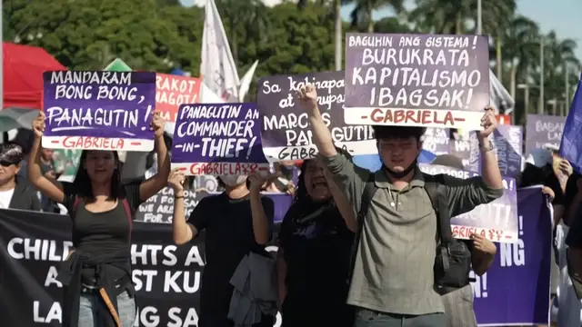 'Video thumbnail for Thousands protest in Philippines against flood control fraud'