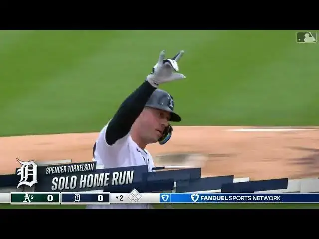 'Video thumbnail for Spencer Torkelson CRANKS a Solo Home Run! | 17th HR of 2025 | Detroit Tigers | 06/26/2025'