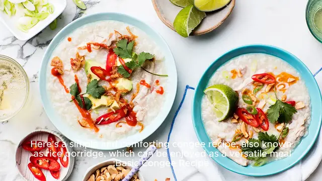 Video thumbnail for Congee recipe