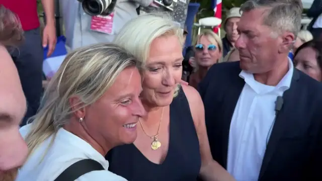 Video thumbnail for Marine Le Pen faces legal battle as National Rally gains ground ahead of 2027 election