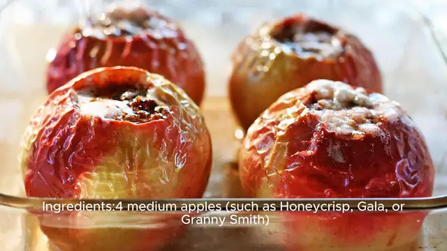Video thumbnail for Baked apples recipe