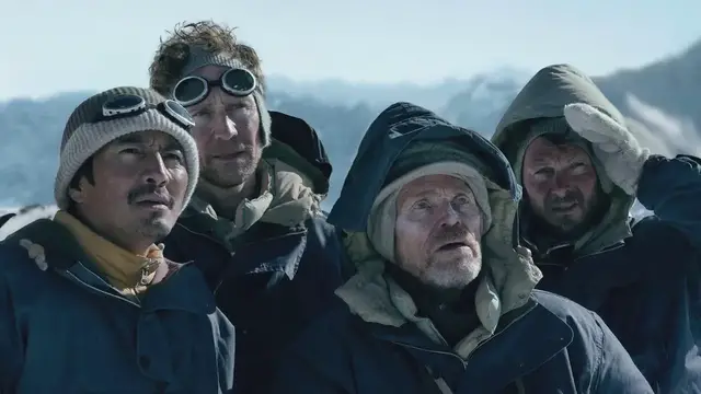 Video thumbnail for Tom Hiddleston Recalls Climbing Real 40-Foot Ridges and Ice Crevasses with 'Tenzing' Star Genden Phuntsok
